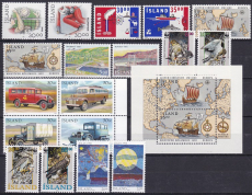 Island Jahrgang 1992 postfrisch