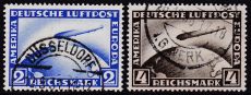 Deutsches Reich Mi.-Nr. 423/24 oo Kurzbefund