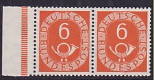 Bund Mi.-Nr. 126 ** Paar gepr. BPP