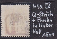 Deutsches Reich Mi.-Nr. 41 a PF IV oo gepr. BPP