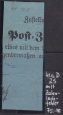 Deutsches Reich Mi.-Nr. 41 a D ZS oo gepr. BPP