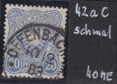 Deutsches Reich Mi.-Nr. 42 a C oo gepr. BPP