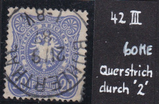 Deutsches Reich Mi.-Nr. 42 c PF III oo gepr. BPP