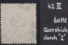 Deutsches Reich Mi.-Nr. 42 c PF III oo gepr. BPP