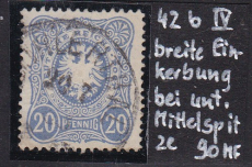 Deutsches Reich Mi.-Nr. 42 b PF IV oo gepr. BPP