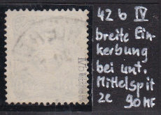 Deutsches Reich Mi.-Nr. 42 b PF IV oo gepr. BPP