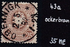Deutsches Reich Mi.-Nr. 43 a oo gepr. BPP