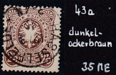 Deutsches Reich Mi.-Nr. 43 a oo gepr. BPP