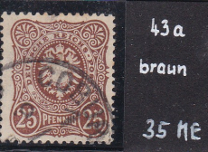 Deutsches Reich Mi.-Nr. 43 a oo gepr. BPP