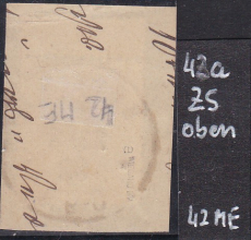 Deutsches Reich Mi.-Nr. 43 a oo gepr. BPP