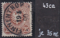 Deutsches Reich Mi.-Nr. 43 ca oo gepr. BPP