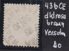 Deutsches Reich Mi.-Nr. 43 b CE oo gepr. BPP