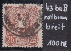Deutsches Reich Mi.-Nr. 43 ba B oo gepr. BPP