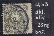 Deutsches Reich Mi.-Nr. 44 b B oo gepr. BPP