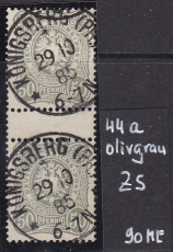Deutsches Reich Mi.-Nr. 44 a ZS oo gepr. BPP