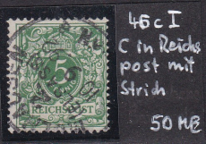 Deutsches Reich Mi.-Nr. 46 c I oo gepr. BPP