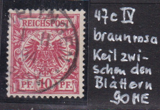 Deutsches Reich Mi.-Nr. 47 c IV oo gepr. BPP