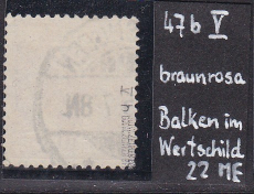 Deutsches Reich Mi.-Nr. 47 b V oo gepr. BPP
