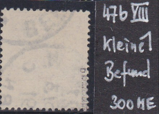 Deutsches Reich Mi.-Nr. 47 b VIII oo gepr. BPP