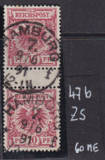 Deutsches Reich Mi.-Nr. 47 b ZS oo gepr. BPP