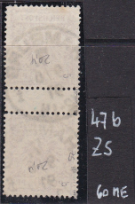 Deutsches Reich Mi.-Nr. 47 b ZS oo gepr. BPP
