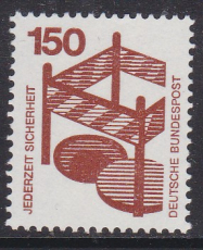 Bund Mi.-Nr. 703 A R b **