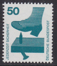 Bund Mi.-Nr. 700 A R d **