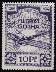 Deutsches Reich Halbamtliche Flugmarken Mi.-Nr. 5 **