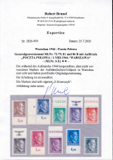 Generalgouvernement Warschau 1944 postfrisch