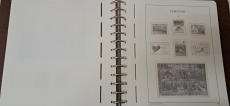 Leuchtturm Vordruck mit Taschen Färöer 1975 - 2014 im braunen Ringbinder