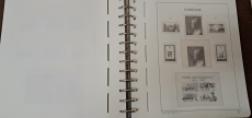 Leuchtturm Vordruck mit Taschen Färöer 1975 - 2014 im braunen Ringbinder