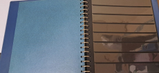 Lindner Ringbinder blau mit Schuber + 17 Steckseiten