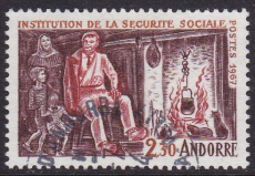 frz. Andorra Mi.-Nr. 203 oo