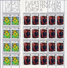 CEPT - Liechtenstein 1975 ** Kleinbogen