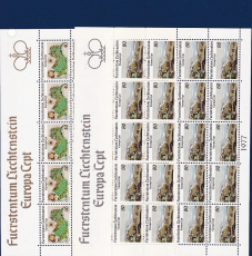 CEPT - Liechtenstein 1977 ** Kleinbogen