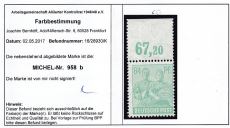 Alli.Bes. Mi.-Nr. 958 b P OR dgz ** Befund