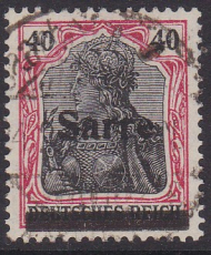 Saar Mi.-Nr. 12 a I oo gepr. BPP