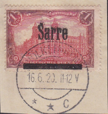 Saar Mi.-Nr. 17 a I oo gepr. BPP