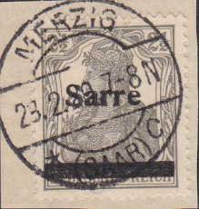 Saar Mi.-Nr. 2 a III oo gepr. BPP