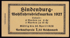 Deutsches Reich Mi.-Nr. MH 24.2 A **