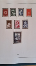 Saar Sammlung 1947 - 1959 postfrisch komplett im Lindner Ringbinder