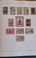 Saar Sammlung 1947 - 1959 postfrisch komplett im Lindner Ringbinder