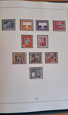 Saar Sammlung 1947 - 1959 postfrisch komplett im Lindner Ringbinder