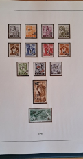 Saar Sammlung 1947 - 1959 postfrisch komplett im Lindner Ringbinder