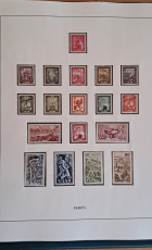 Saar Sammlung 1947 - 1959 postfrisch komplett im Lindner Ringbinder