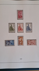 Saar Sammlung 1947 - 1959 postfrisch komplett im Lindner Ringbinder