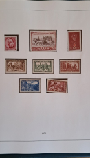 Saar Sammlung 1947 - 1959 postfrisch komplett im Lindner Ringbinder