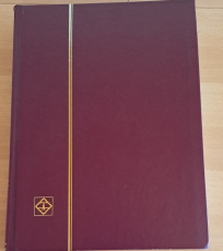 Leuchtturm Einsteckalbum in rot mit 64