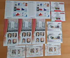 kleine Sammlung Italien Blöcke postfrisch + gestempelt