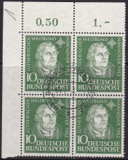 Bund Mi.-Nr. 149 oo Viererblock